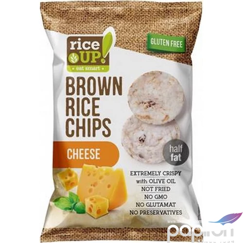 Barnarizs chips 60g RICE UP sajtos KHK603