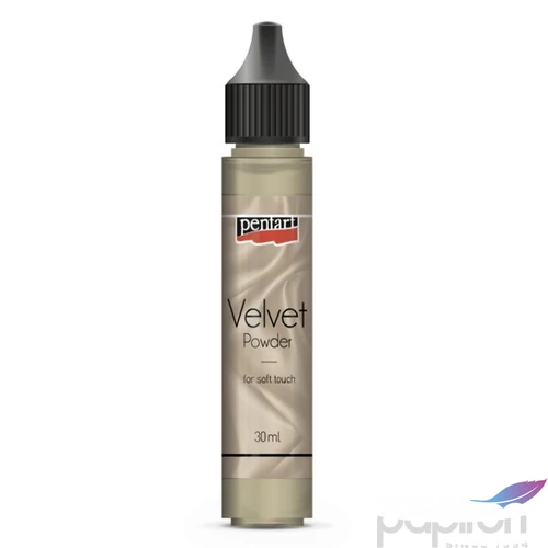 Bársonypor Pentart 30ml bézs