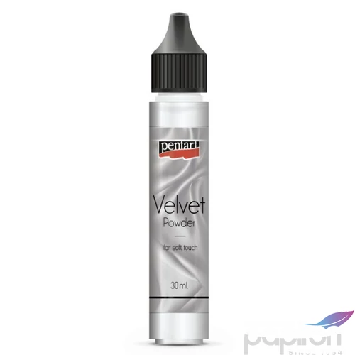 Bársonypor Pentart 30ml fehér