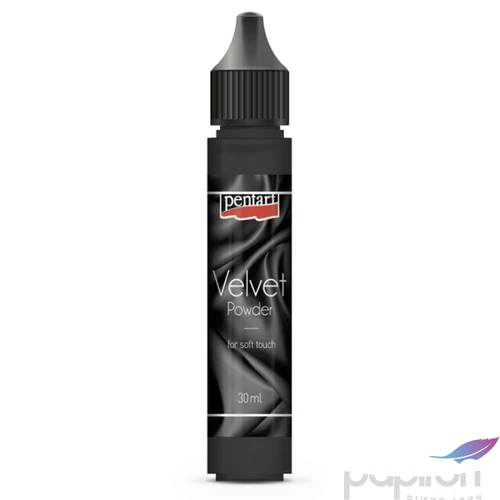 Bársonypor Pentart 30ml fekete