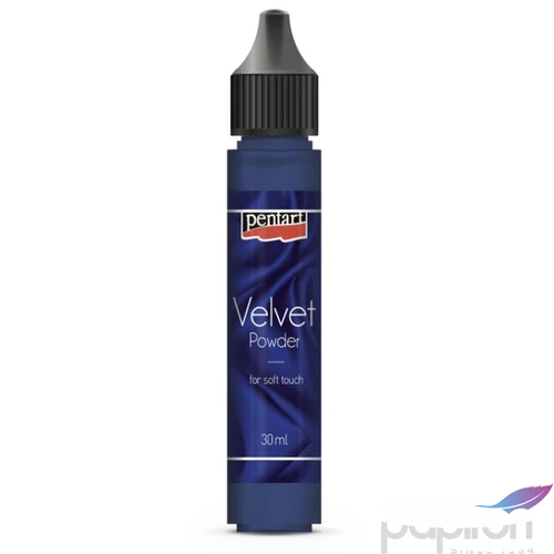 Bársonypor Pentart 30ml királykék