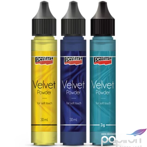 Bársonypor Pentart 30ml Pentart zöld