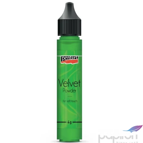 Bársonypor Pentart 4gr. világoszöld