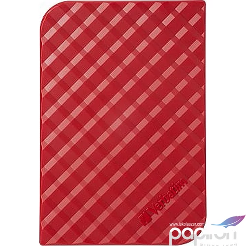 BD-R BluRay lemez VERBATIM 1TB USB 3.0 Store n Go piros HV1TSGP