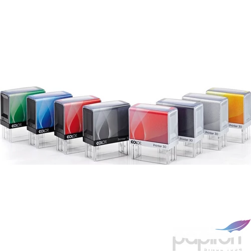 Bélyegző Colop Printer 30 Szöveg bélyegző IQ 30 fekete 01463060 m: 18x47mm