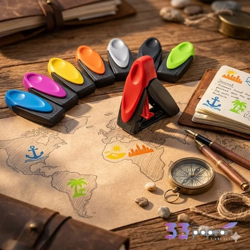 Bélyegző Trodat 9430 Mobile Printy ezüst PN 30x33mm párna nélküli