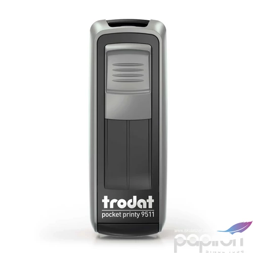 Bélyegző Trodat 9511 Pocket Printy ezüst 38x14mm