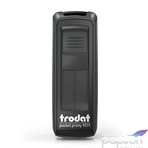 Bélyegző Trodat 9511 Pocket Printy fekete/kék 38x14mm