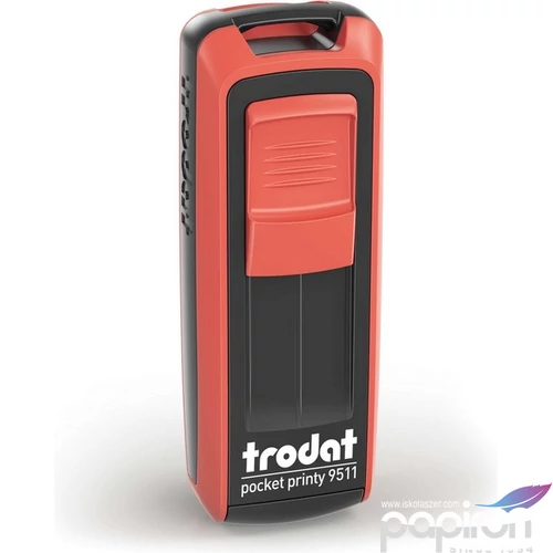 Bélyegző Trodat 9511 Pocket Printy piros 38x14mm