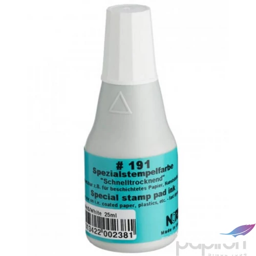 Bélyegzőfesték Noris N 191 fehér 25ml