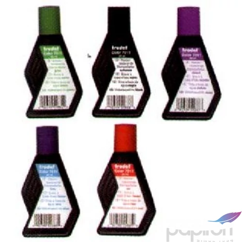 Bélyegzőfesték STK Coloris 4010 28ml kék Trodat olaj nélküli irodai, kreatív használatra