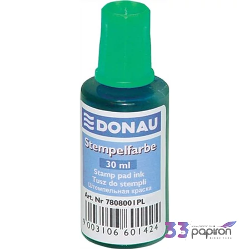 Bélyegzőfesték Donau zöld 30ml DONAU 7808001PL-F06