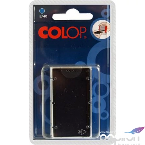 Bélyegzőpárna Colop E/40 2db/bliszter kék IC1110703