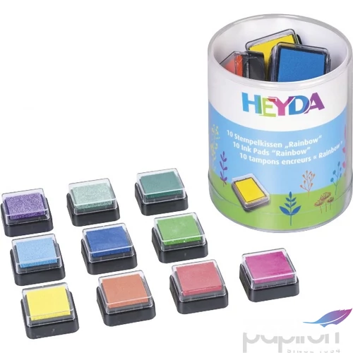 Bélyegzőpárna Heyda 10 szín szivárvány 1DB/ÁR