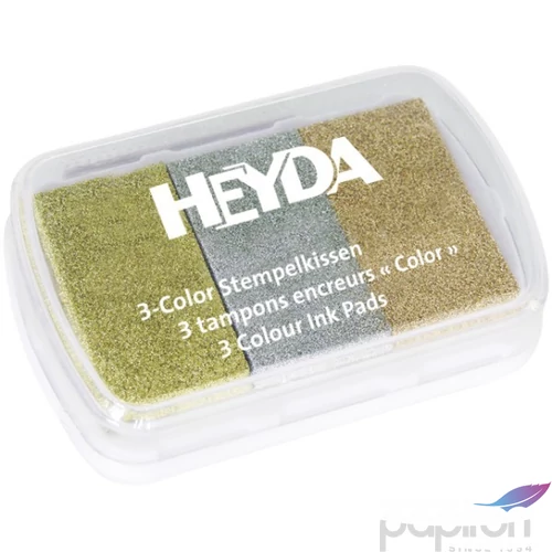 Bélyegzőpárna HEYDA 3 szín arany/ezüst/bronz  204888466