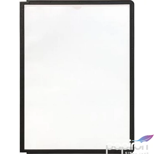 Bemutatótábla A4 SHERPA fekete 5db/csomag