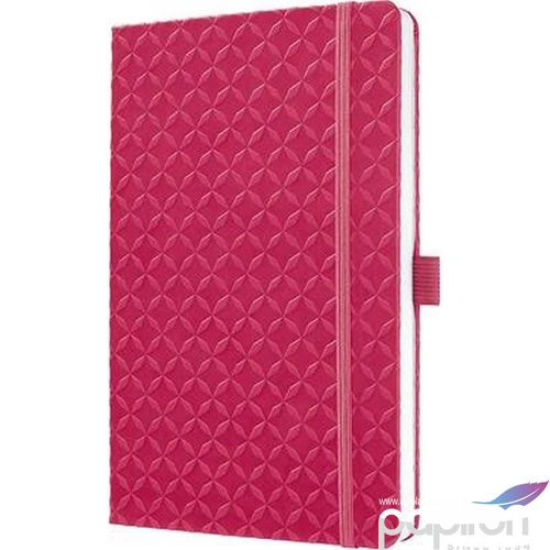 Beíró exkluzív 135x203mm SIGEL Jolie 87lap vonalas fukszia Irodai papíráru SIGEL JN105