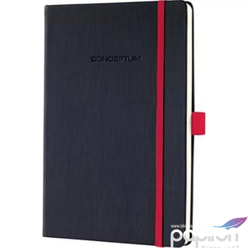 Beíró exkluzív A5 vonal. SIGEL Conceptum Red Edition 97lap fekete/piros Irodai papíráru SIGEL CO663