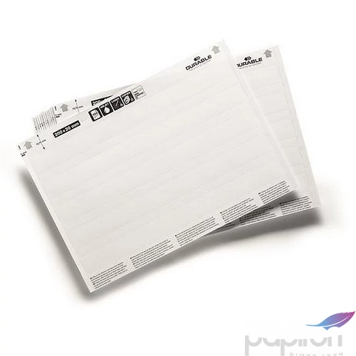 Betétlap 200x27mm DURABLE fehér 