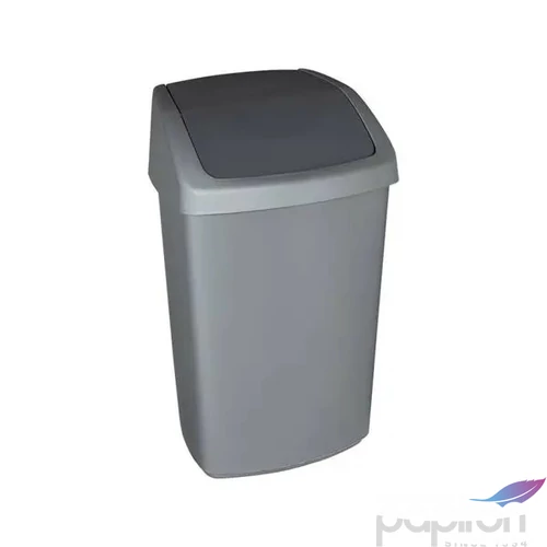 Billenős szemetes 50l CURVER Swing top ezüst/grafit