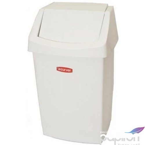 Billenős szemetes Curver 25L Click-It, fehér színű UCC25F