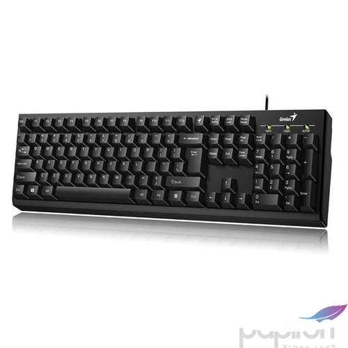 Billentyűzet vezetékes USB 12 funkciógomb GENIUS Smart KB-100 fekete
