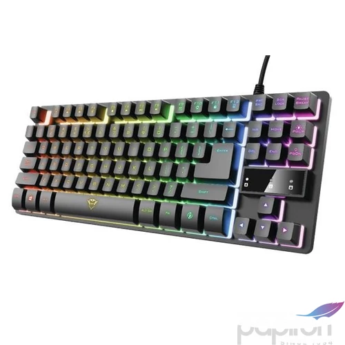 Billentyűzet vezetékes USB gaming TRUST GXT833 Thado