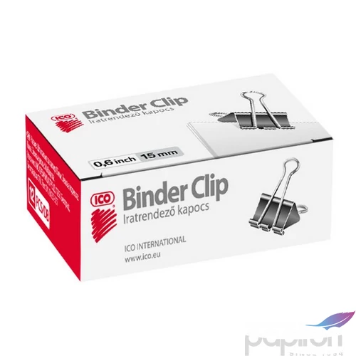 Bindercsipesz 15mm ICO 12db-os