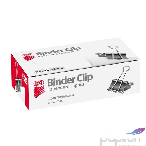 Bindercsipesz 25mm ICO 12db-os