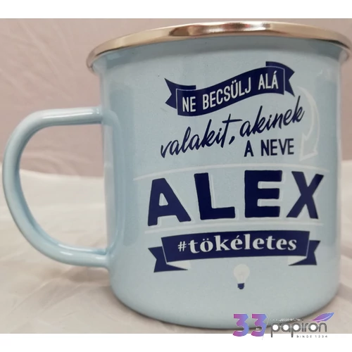 Bögre Alex Névre szóló bögre