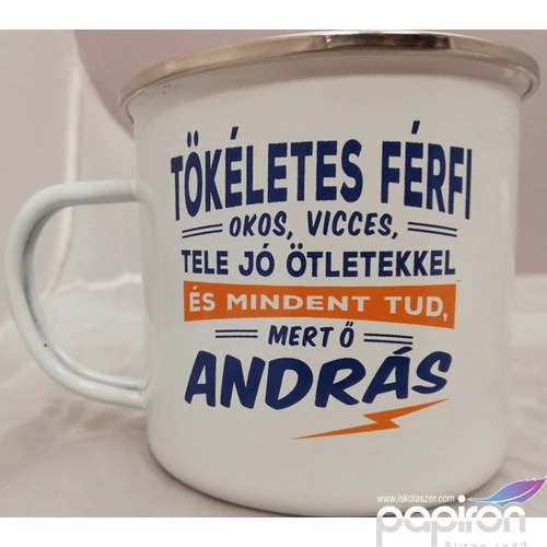 Bögre András Névre szóló bögre