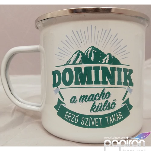 Bögre Dominik Névre szóló bögre