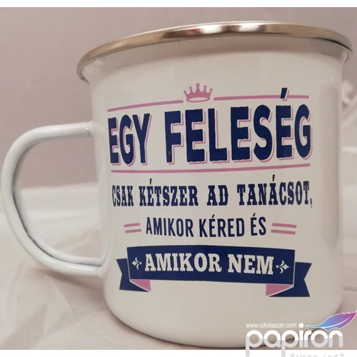 Bögre feleség Névre szóló bögre