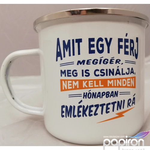 Bögre férj Névre szóló bögre
