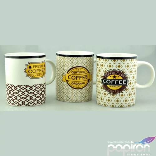 Bögre kerámia 3 féle, Coffee Premium 