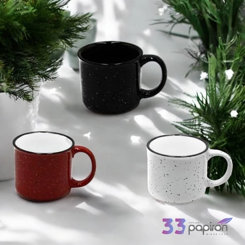 Bögre kerámia 3 féle 10x8,5cm SZÍN NEM VÁLASZTHATÓ