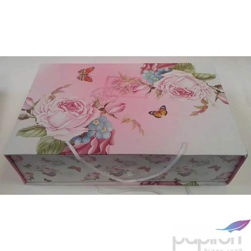 Bögre kerámia díszdobozban Beautiful Lavender feliratos, Levendula 6+6db-os kerámia szett, csésze+alj