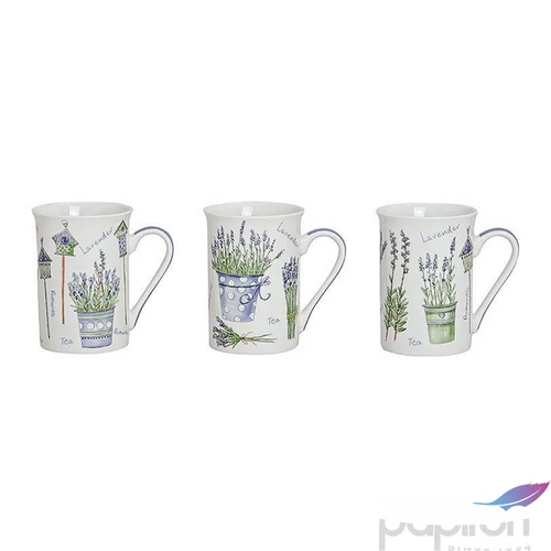 Bögre levendulás 20' Porcelán exkluzív 12cm 2,5dl 