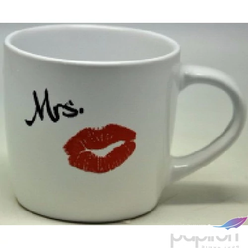 Bögre Mr.+Mrs. 370ml bajusz/csók 253065