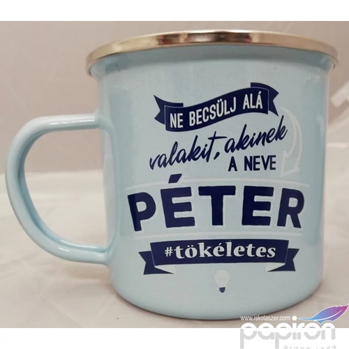 Bögre Péter Névre szóló bögre