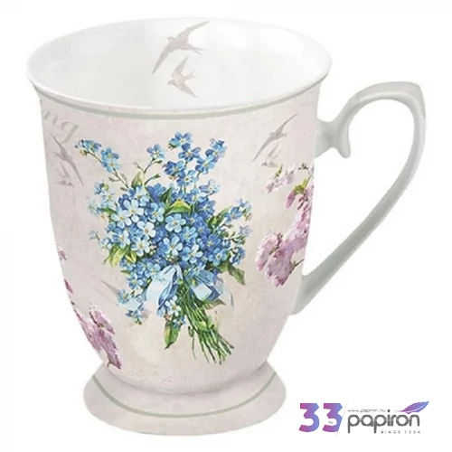 Bögre porcelán Ambiante Laura 2,5dl porcelánbögre