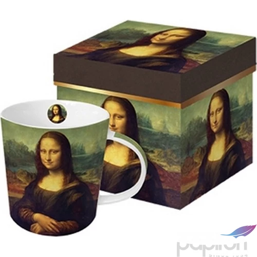 Bögre porcelán 0,35l dobozban, Mona Lisa