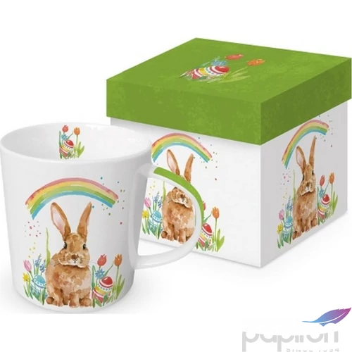 Bögre porcelán 0,35l dobozban, Rainbow Rabbit