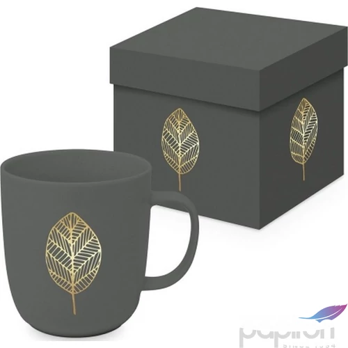 Bögre porcelán 0,35l dobozban,Pure Gold Leaves