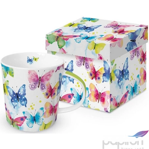 Bögre porcelán 0,4l dobozban, Butterfly Phantasy