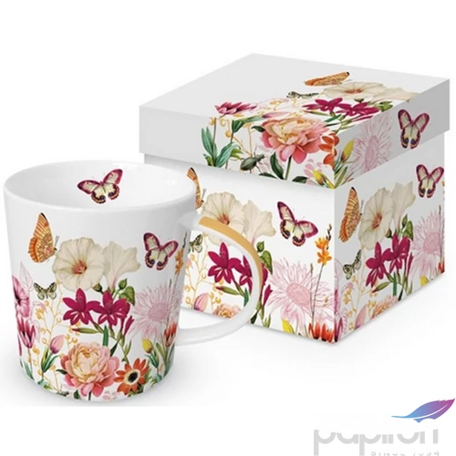 Bögre porcelán 0,4l dobozban, Illusion