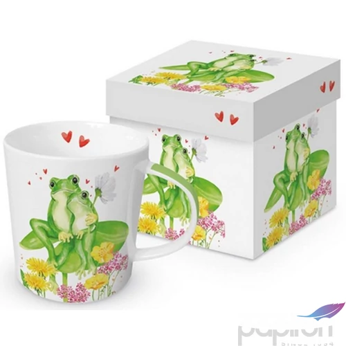 Bögre porcelán 0,4l dobozban, Tina