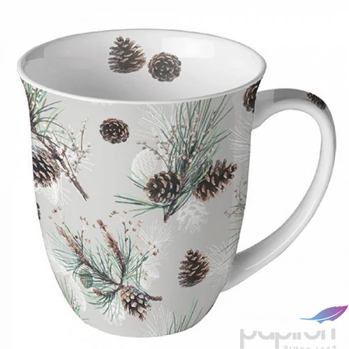 Bögre porcelán Ambiante Pine Cone All Over 4dl porcelánbögre