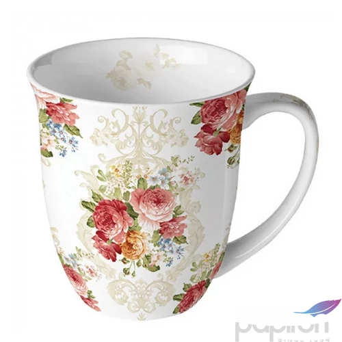 Bögre porcelán Ambiante Sara Cream 4dl porcelánbögre