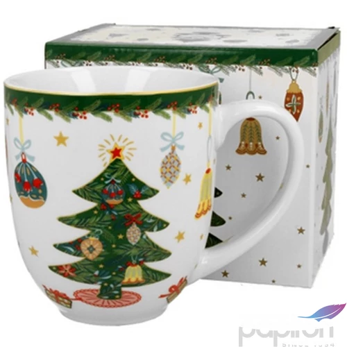 Bögre porcelán 1000ml dobozban, Around Christmas Tree
